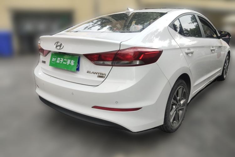 Used Hyundai Elantra (6th Generation / Lingdong) 2016 1.6L Automatic ZhiXuan – Elite Version Rear Right 45 Deg