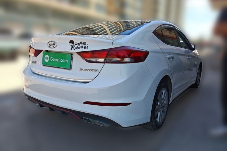 Used Hyundai Elantra (6th Generation / Lingdong) 2016 1.6L Manual ZhiXuan·Youth Edition Rear Right 45 Deg