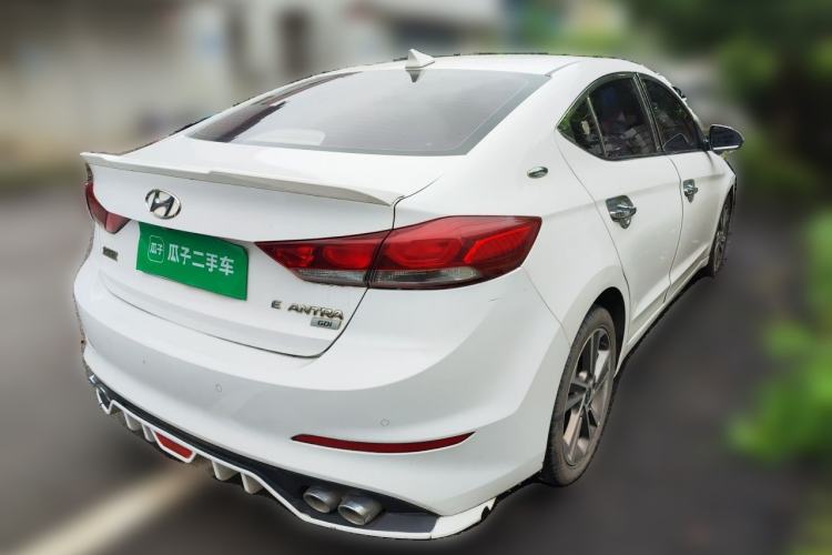 Used Hyundai Elantra (6th Generation / Lingdong) 2016 1.6L Automatic ZhiXuan – Elite Version Rear Right 45 Deg