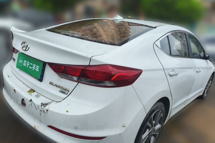 Used Hyundai Elantra (6th Generation / Lingdong) 2016 1.6L Automatic ZhiXuan – Elite Version Rear Right 45 Deg