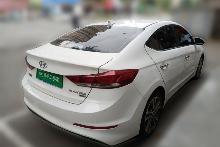 Used Hyundai Elantra (6th Generation / Lingdong) 2016 1.6L Automatic ZhiXuan · Luxury Version Rear Right 45 Deg