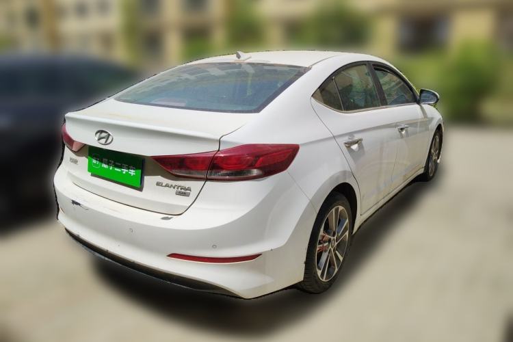 Used Hyundai Elantra (6th Generation / Lingdong) 2016 1.6L Automatic ZhiXuan – Elite Version Rear Right 45 Deg