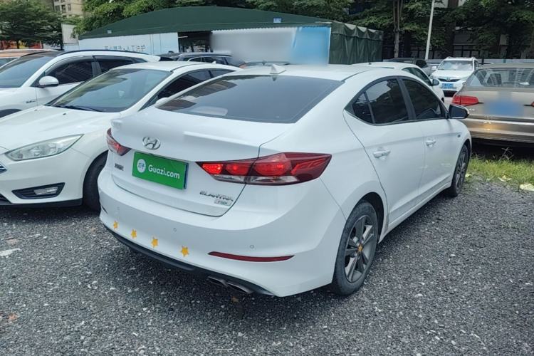 Used Hyundai Elantra (6th Generation / Lingdong) 2016 1.4T Dual-Clutch Xuan Dong · Dynamic Version Rear Right 45 Deg
