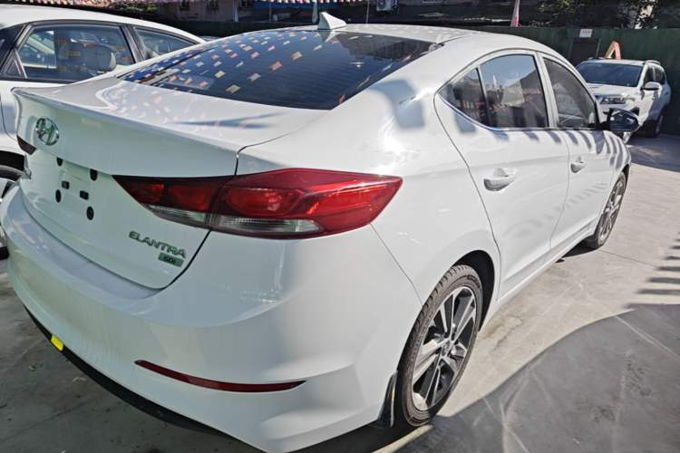 Used Hyundai Elantra (6th Generation / Lingdong) 2016 1.6L Automatic ZhiXuan – Elite Version Rear Right 45 Deg