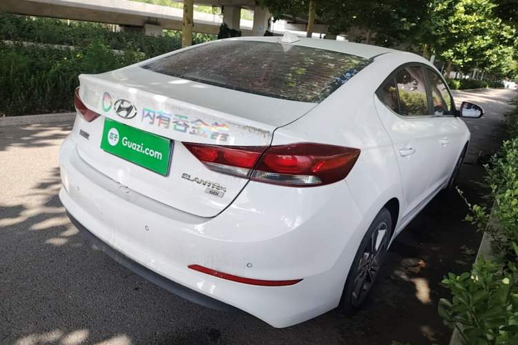 Used Hyundai Elantra (6th Generation / Lingdong) 2016 1.6L Automatic ZhiXuan – Elite Version Rear Right 45 Deg