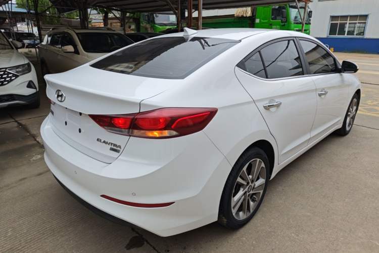 Used Hyundai Elantra (6th Generation / Lingdong) 2016 1.6L Automatic ZhiXuan – Elite Version Rear Right 45 Deg