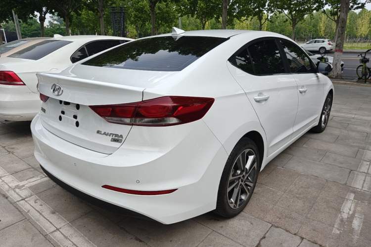 Used Hyundai Elantra (6th Generation / Lingdong) 2016 1.6L Automatic ZhiXuan – Elite Version Rear Right 45 Deg