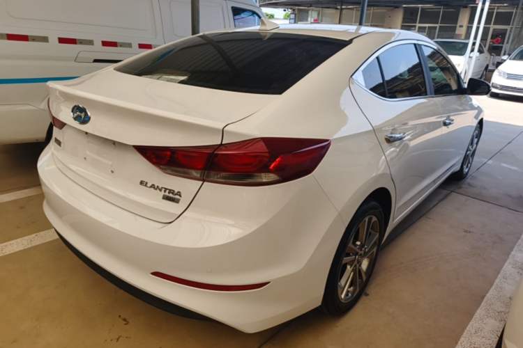 Used Hyundai Elantra (6th Generation / Lingdong) 2016 1.6L Automatic ZhiXuan – Elite Version Rear Right 45 Deg