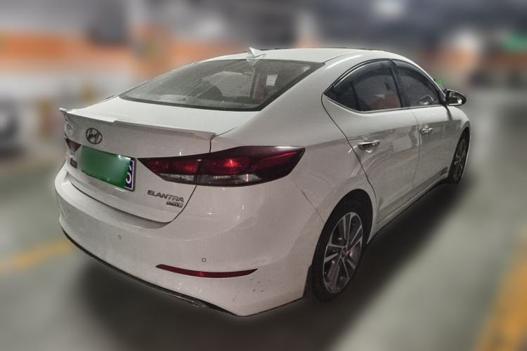 Used Hyundai Elantra (6th Generation / Lingdong) 2016 1.6L Automatic ZhiXuan – Elite Version Rear Right 45 Deg