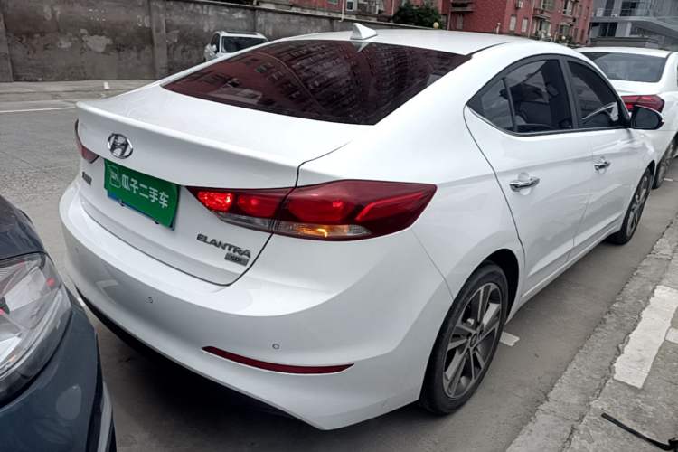 Used Hyundai Elantra (6th Generation / Lingdong) 2016 1.6L Automatic ZhiXuan – Elite Version Rear Right 45 Deg