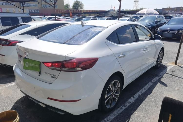 Used Hyundai Elantra (6th Generation / Lingdong) 2016 1.6L Automatic ZhiXuan – Elite Version Rear Right 45 Deg