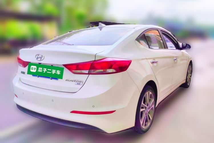 Used Hyundai Elantra (6th Generation / Lingdong) 2016 1.6L Automatic ZhiXuan – Elite Version Rear Right 45 Deg