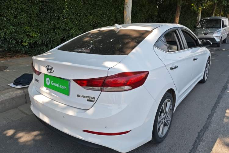 Used Hyundai Elantra (6th Generation / Lingdong) 2016 1.6L Automatic ZhiXuan · Luxury Version Rear Right 45 Deg