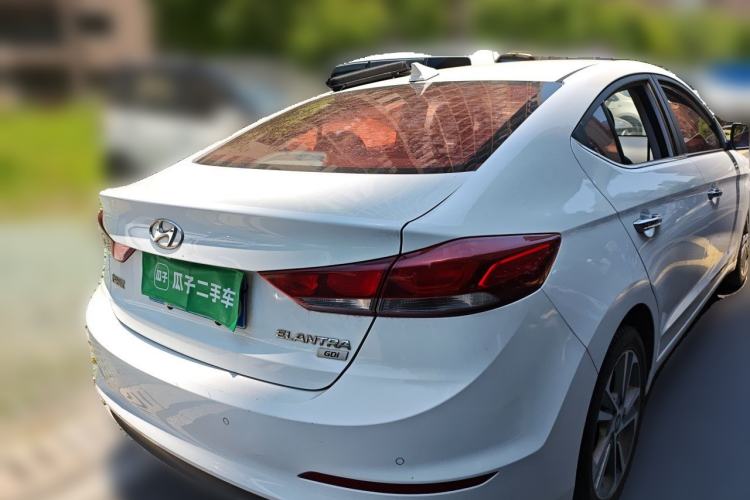 Used Hyundai Elantra (6th Generation / Lingdong) 2016 1.6L Automatic ZhiXuan – Elite Version Rear Right 45 Deg