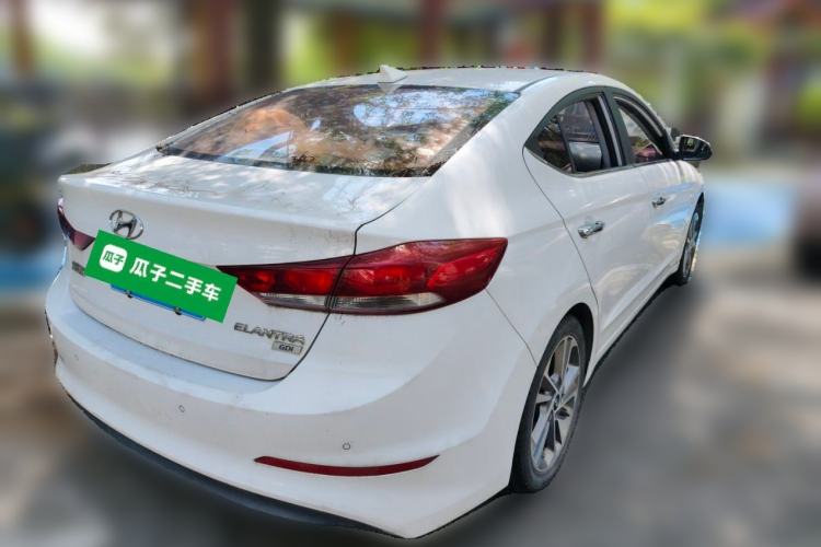 Used Hyundai Elantra (6th Generation / Lingdong) 2016 1.6L Automatic ZhiXuan – Elite Version Rear Right 45 Deg