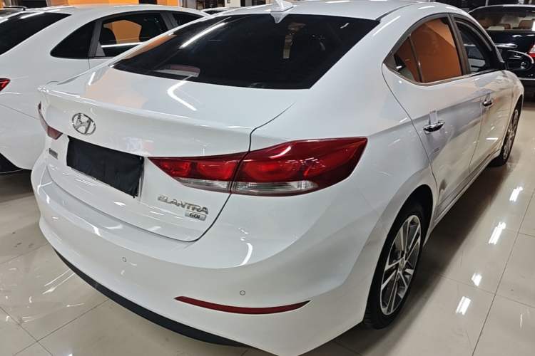 Used Hyundai Elantra (6th Generation / Lingdong) 2016 1.6L Automatic ZhiXuan – Elite Version Rear Right 45 Deg
