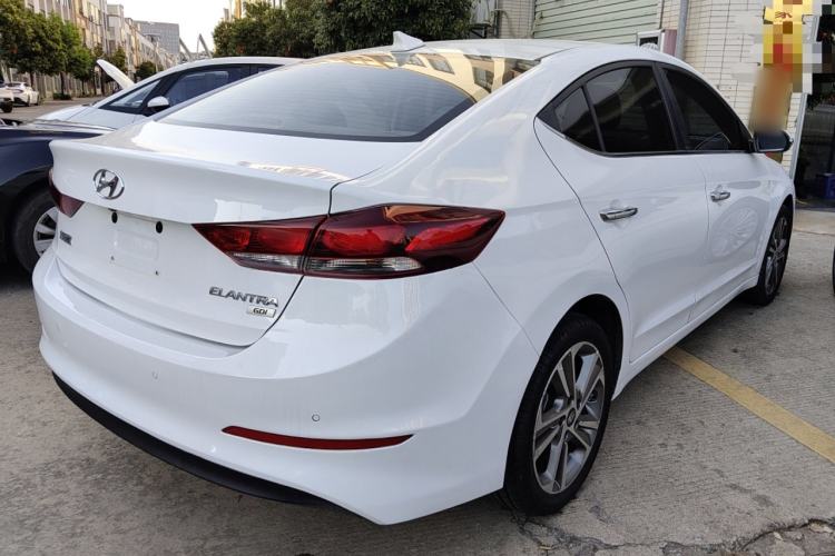 Used Hyundai Elantra (6th Generation / Lingdong) 2016 1.6L Automatic ZhiXuan – Elite Version Rear Right 45 Deg