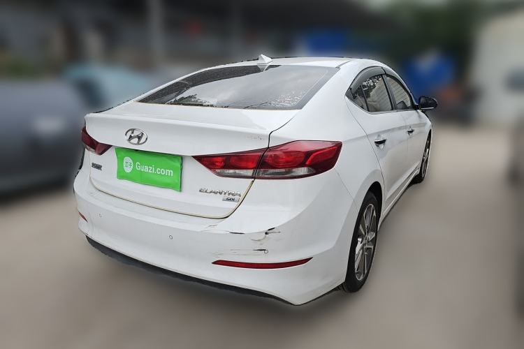Used Hyundai Elantra (6th Generation / Lingdong) 2016 1.6L Automatic ZhiXuan – Elite Version Rear Right 45 Deg