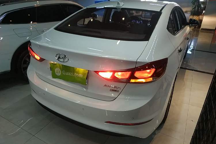 Used Hyundai Elantra (6th Generation / Lingdong) 2016 1.6L Automatic ZhiXuan – Elite Version Rear Right 45 Deg