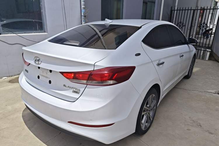 Used Hyundai Elantra (6th Generation / Lingdong) 2016 1.6L Automatic ZhiXuan – Elite Version Rear Right 45 Deg