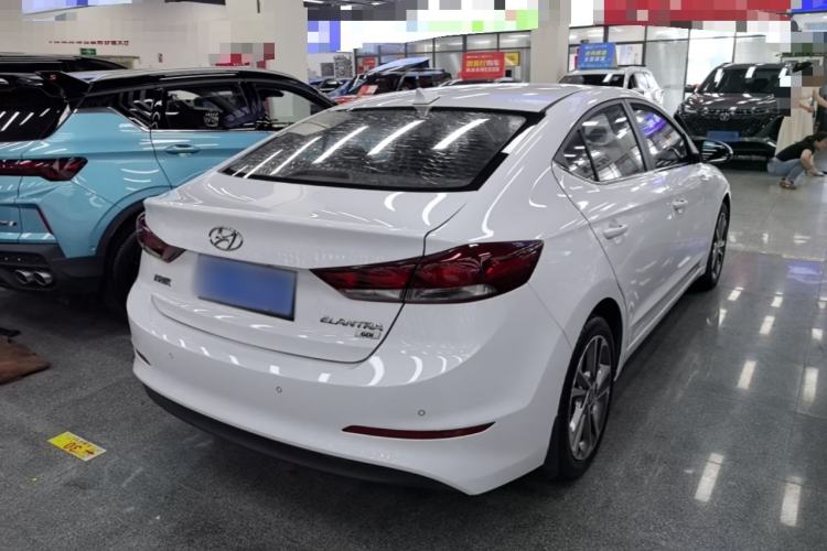Used Hyundai Elantra (6th Generation / Lingdong) 2016 1.6L Automatic ZhiXuan – Elite Version Rear Right 45 Deg