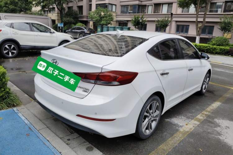 Used Hyundai Elantra (6th Generation / Lingdong) 2016 1.6L Automatic ZhiXuan – Elite Version Rear Right 45 Deg