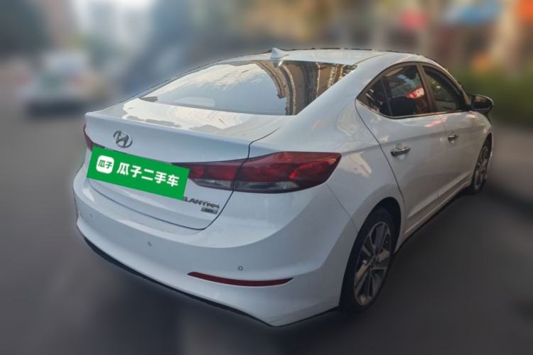 Used Hyundai Elantra (6th Generation / Lingdong) 2016 1.6L Automatic ZhiXuan – Elite Version Rear Right 45 Deg