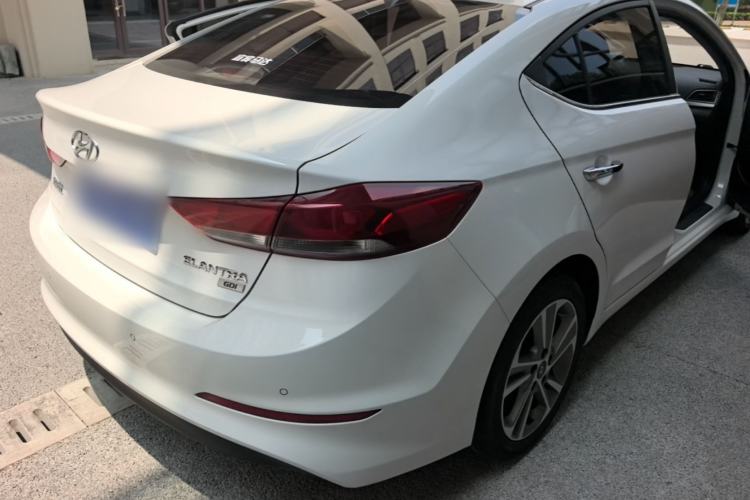 Used Hyundai Elantra (6th Generation / Lingdong) 2016 1.6L Automatic ZhiXuan – Elite Version Rear Right 45 Deg