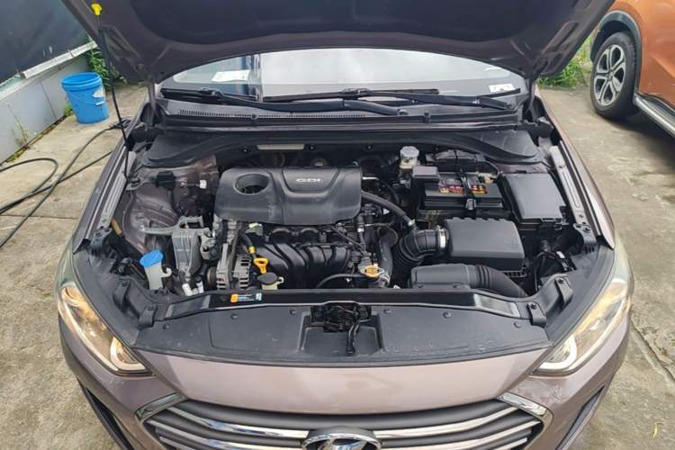 Used Hyundai Elantra (6th Generation / Lingdong) 2016 1.6L Automatic ZhiXuan – Elite Version Engine Bay