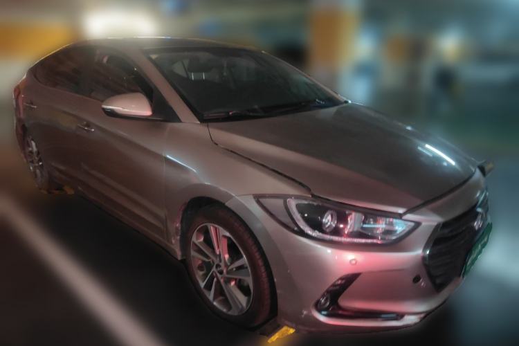 Used Hyundai Elantra (6th Generation / Lingdong) 2016 1.6L Automatic ZhiXuan – Elite Version Front Right 45 Deg