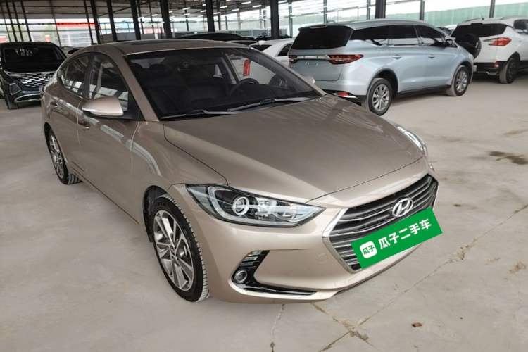 Used Hyundai Elantra (6th Generation / Lingdong) 2016 1.6L Automatic ZhiXuan – Elite Version Front Right 45 Deg