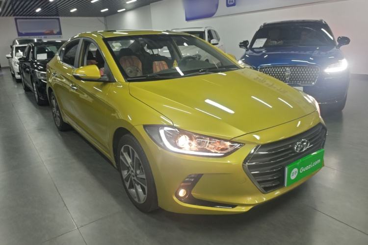 Used Hyundai Elantra (6th Generation / Lingdong) 2016 1.6L Automatic ZhiXuan – Elite Version Front Right 45 Deg