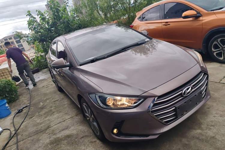 Used Hyundai Elantra (6th Generation / Lingdong) 2016 1.6L Automatic ZhiXuan – Elite Version Front Right 45 Deg