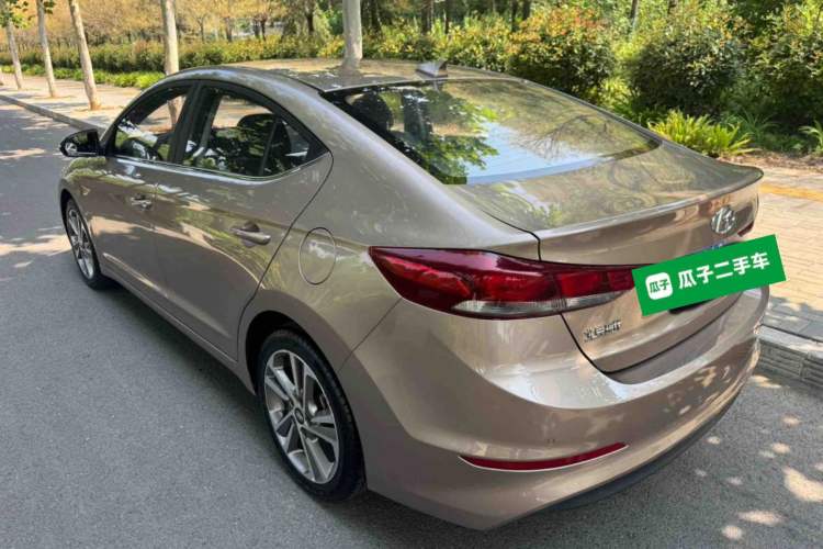 Used Hyundai Elantra (6th Generation / Lingdong) 2016 1.6L Automatic ZhiXuan – Elite Version Rear Left 45 Deg
