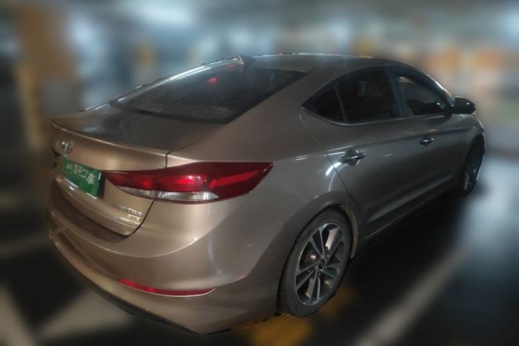 Used Hyundai Elantra (6th Generation / Lingdong) 2016 1.6L Automatic ZhiXuan – Elite Version Rear Right 45 Deg