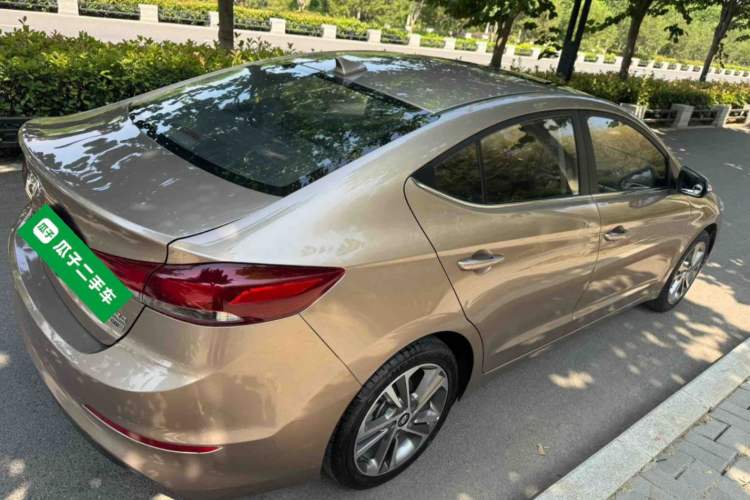 Used Hyundai Elantra (6th Generation / Lingdong) 2016 1.6L Automatic ZhiXuan – Elite Version Rear Right 45 Deg