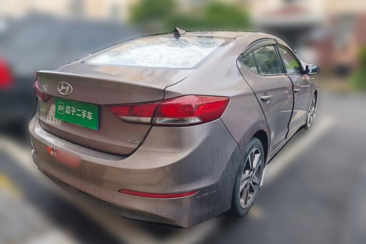 Used Hyundai Elantra (6th Generation / Lingdong) 2016 1.6L Automatic ZhiXuan – Elite Version Rear Right 45 Deg