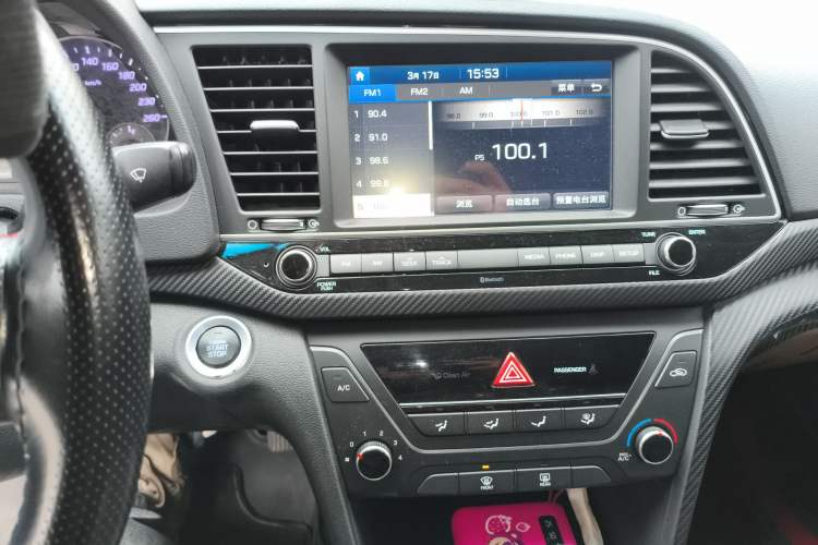 Used Hyundai Elantra (6th Generation / Lingdong) 2018 1.4T Dual-Clutch Xuan Dong · Dynamic Edition Audio And AC Panel