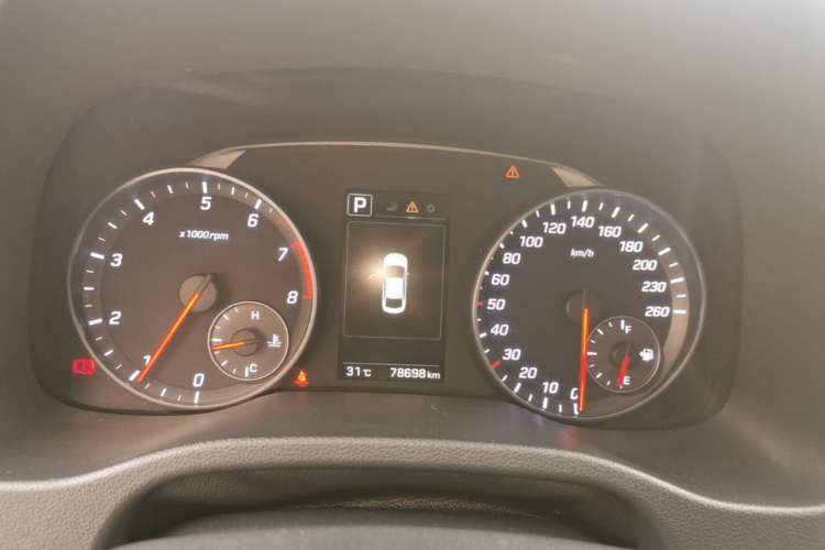 Used Hyundai Elantra (6th Generation / Lingdong) 2018 1.4T Dual-Clutch Xuan Dong · Dynamic Edition Instrument Cluster