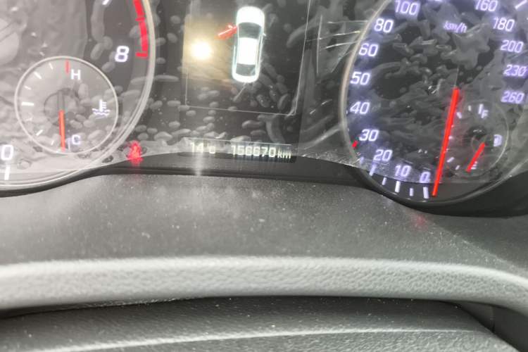 Used Hyundai Elantra (6th Generation / Lingdong) 2018 1.4T Dual-Clutch Xuan Dong · Dynamic Edition Odometer Close Up