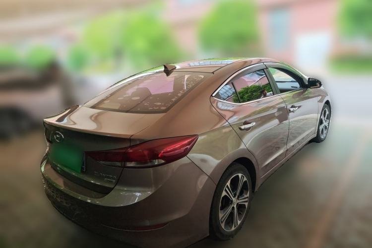 Used Hyundai Elantra (6th Generation / Lingdong) 2018 1.4T Dual-Clutch Xuan Dong · Dynamic Edition Rear Right 45 Deg