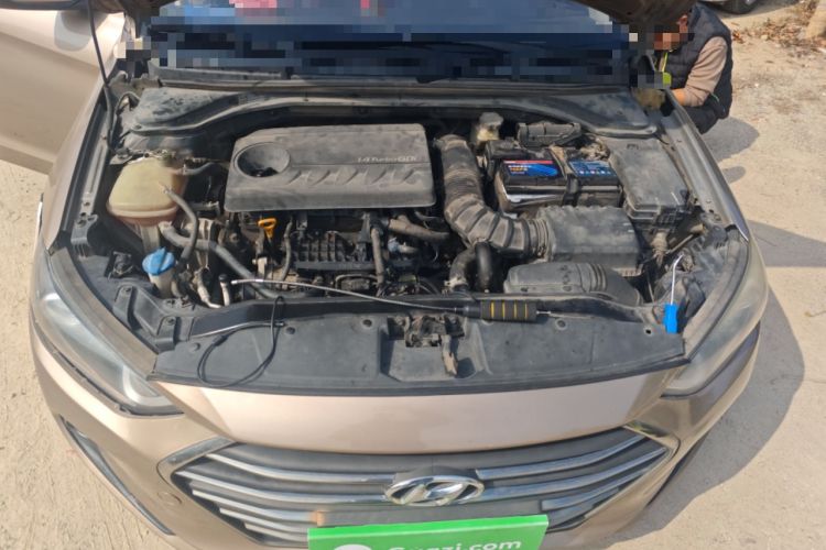 Used Hyundai Elantra (6th Generation / Lingdong) 2018 1.4T Dual-Clutch Xuan Dong · Dynamic Edition Engine Bay