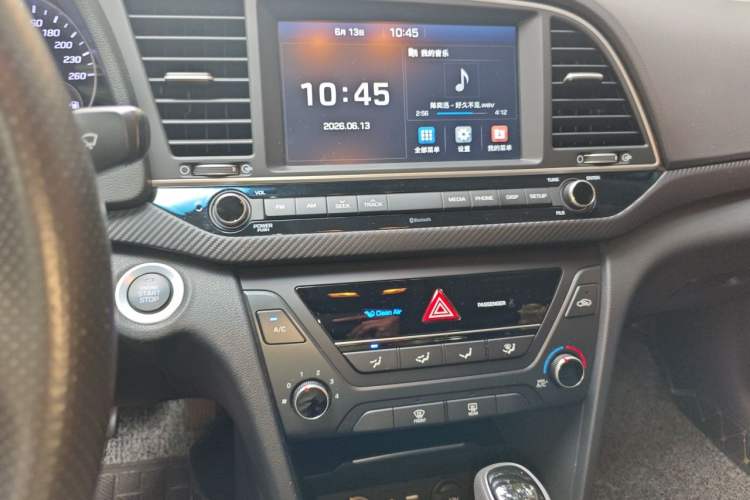 Used Hyundai Elantra (6th Generation / Lingdong) 2018 1.4T Dual-Clutch Xuan Dong · Dynamic Edition Audio And AC Panel