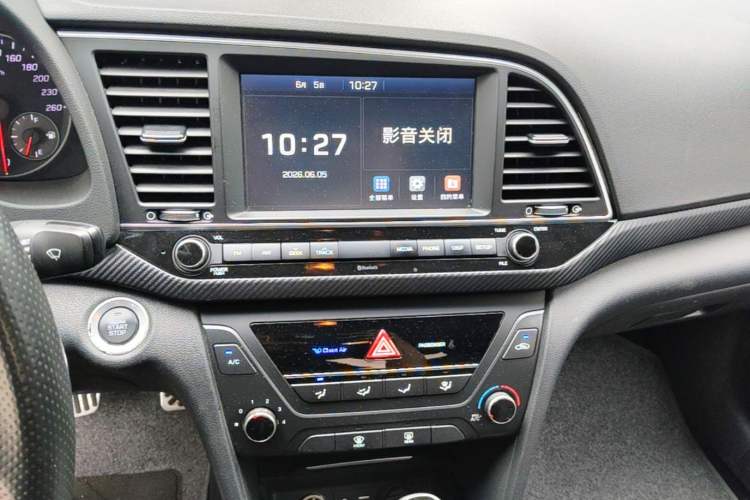Used Hyundai Elantra (6th Generation / Lingdong) 2018 1.4T Dual-Clutch Xuan Dong · Dynamic Edition Audio And AC Panel