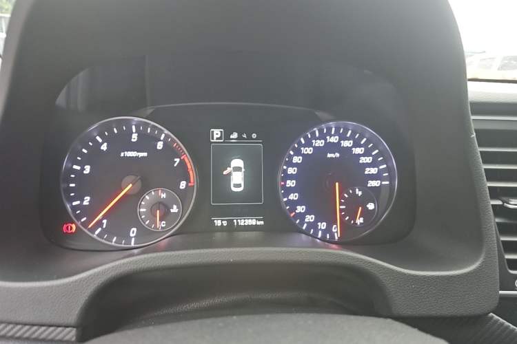 Used Hyundai Elantra (6th Generation / Lingdong) 2018 1.4T Dual-Clutch Xuan Dong · Dynamic Edition Instrument Cluster