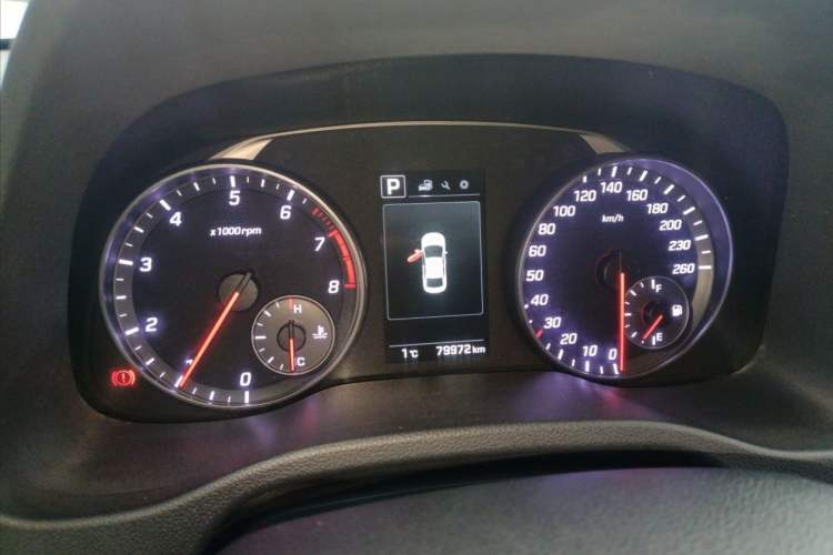 Used Hyundai Elantra (6th Generation / Lingdong) 2018 1.4T Dual-Clutch Xuan Dong · Dynamic Edition Odometer Close Up