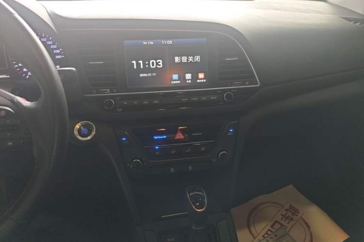 Used Hyundai Elantra (6th Generation / Lingdong) 2018 1.4T Dual-Clutch Xuan Dong · Dynamic Edition Audio And AC Panel