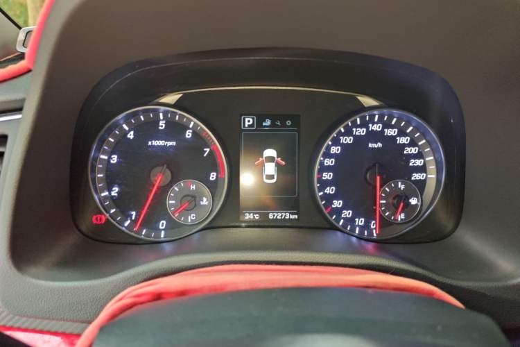 Used Hyundai Elantra (6th Generation / Lingdong) 2018 1.4T Dual-Clutch Xuan Dong · Dynamic Edition Instrument Cluster