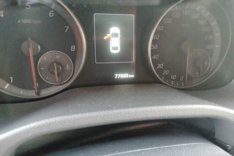 Used Hyundai Elantra (6th Generation / Lingdong) 2018 1.4T Dual-Clutch Xuan Dong · Dynamic Edition Odometer Close Up