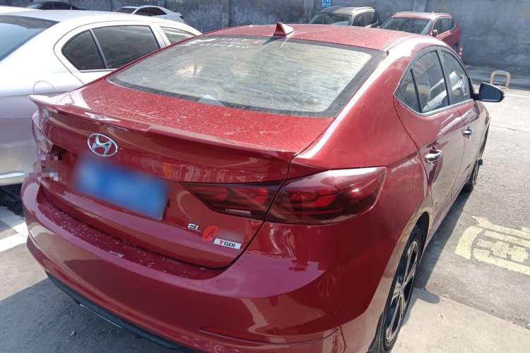 Used Hyundai Elantra (6th Generation / Lingdong) 2018 1.4T Dual-Clutch Xuan Dong · Dynamic Edition Rear Right 45 Deg